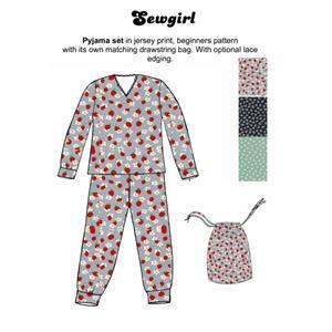 Sew Girl Pippy Pyjama Set Pattern- Size 8-20