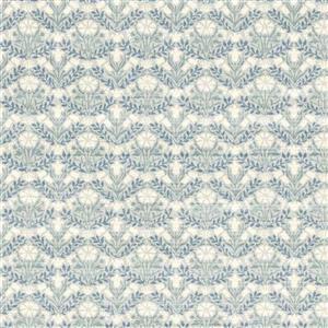 William Morris Hawkdale Pure Bellflowers Mint Fabric 0.5m