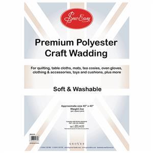 Sew Easy - Poly Wadding 2oz 100 x 100cm (40
