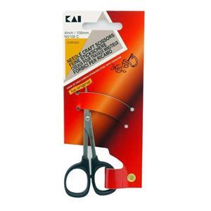 Janome Professional Soft & Sharp Curved Finepoint Embroidery Scissors 10cm (4”)