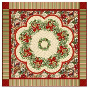 Old Time Christmas Table Topper Quilt Pattern