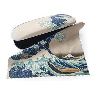 The Great Wave off Kanagawa Glasses Case & Lens Cloth