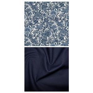 UNDER £10! - Paisley Blue Fabric Bundle (1m)