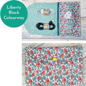 Living in Loveliness Wendy Wire Clutch - Liberty Black