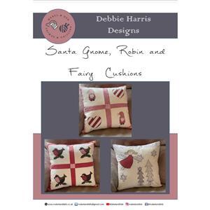 Mabel & Deb Robin, Fairy & Santa Christmas Cushion Instructions