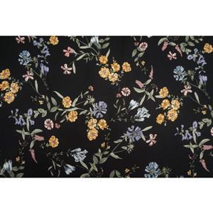Nightfall Blooms Crepe Fabric 0.5m
