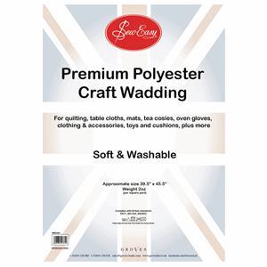 Sew Easy Poly Wadding 2oz 100 x 115cm (39.5 X 45.5