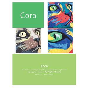Delphine Brooks Cora Cat Art Quilt Instructions