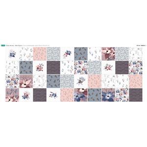 A Frosty Morning Forty Squares Fabric Panel (140 x 62cm)